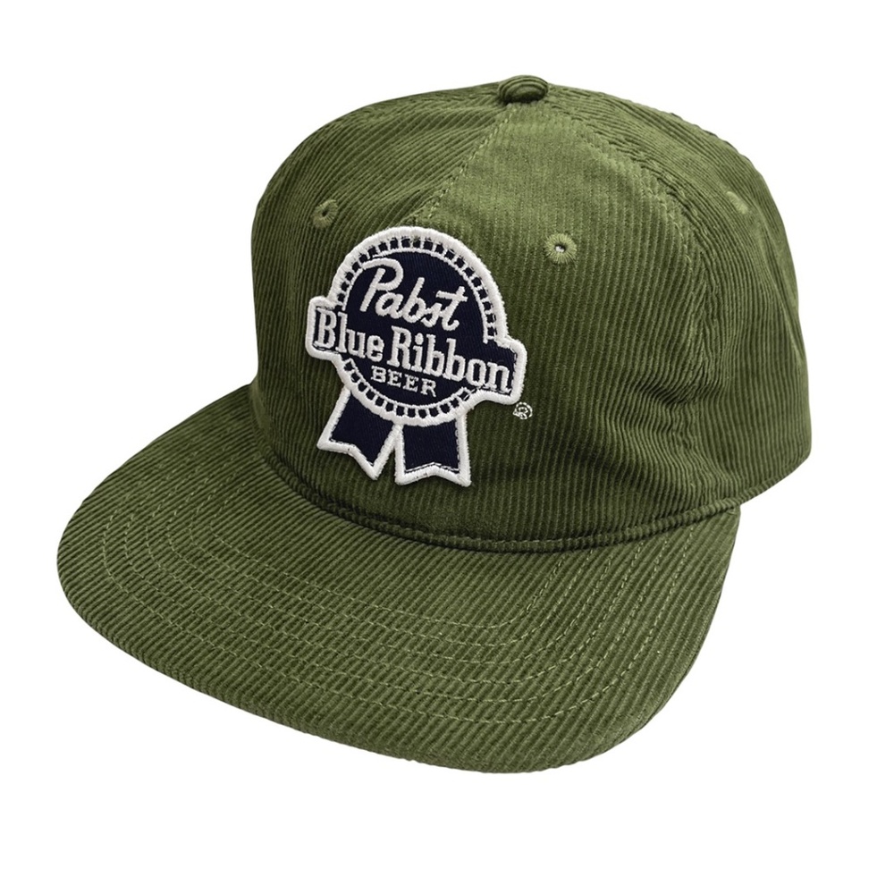 NWT Pabst Blue Ribbon Corduroy Snapback Hat